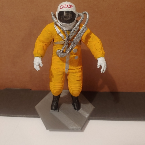 6" USSR Space Race Cosmonaut Plastic Custom Figurine - Picture 1 of 9